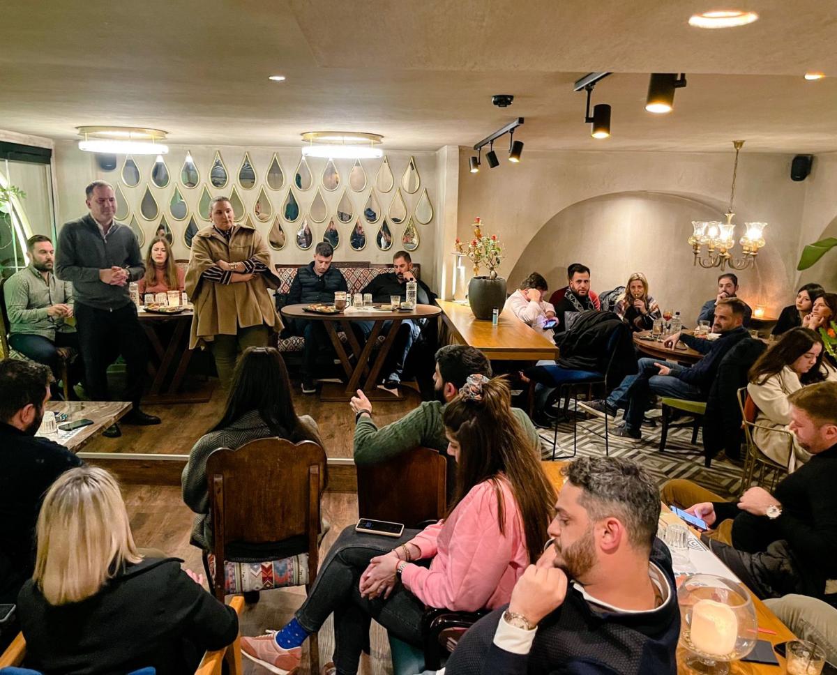 Ο Φ. Λαμπρινός με τους νέους: «Να ενωθούμε για να νικήσουμε τις νοοτροπίες που μας ενοχλούν»