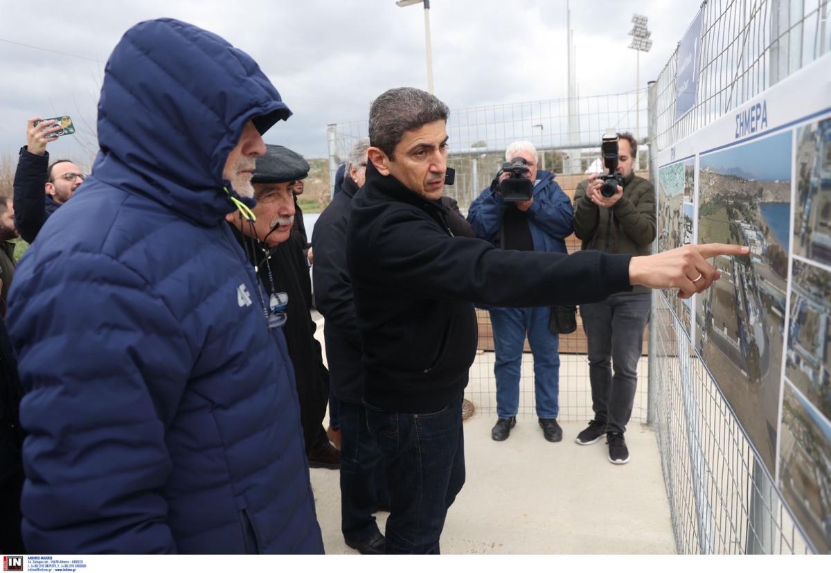 Διθυραμβικά σχόλια της ΔΕΜΑ μετά την επίσκεψη και την ξενάγησή τους από τον Λευτέρη Αυγενάκη, στο Karteros Beach Sports Center