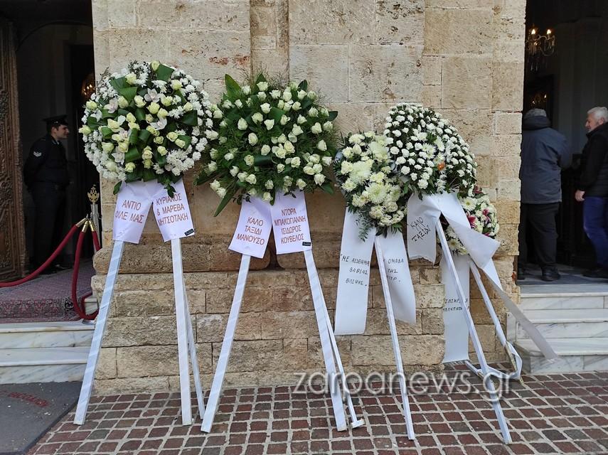 Η Κρήτη αποχαιρετά αυτή την ώρα τον Μανούσο Βολουδάκη - Παρών στην κηδεία ο Κυριάκος Μητσοτάκης (vid)