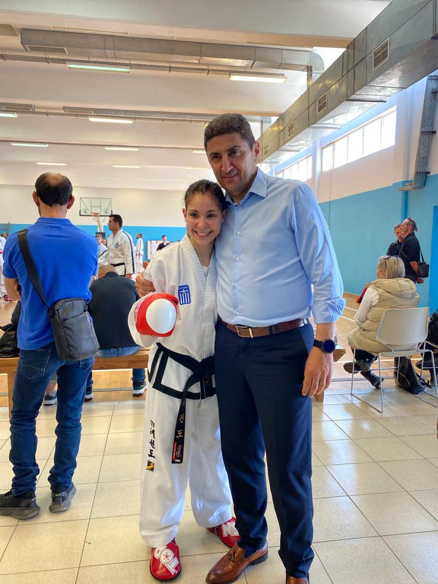 Ο Λ. Αυγενάκης στο Αγωνιστικό σεμινάριο Taekwondo ITF