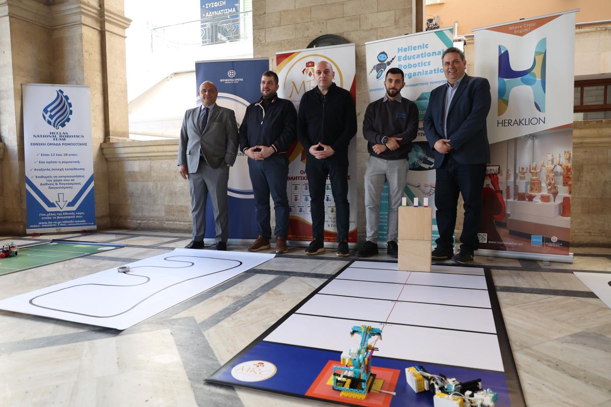 Στο Ηράκλειο η Ολυμπιάδα Αθλητικής Ρομποτικής