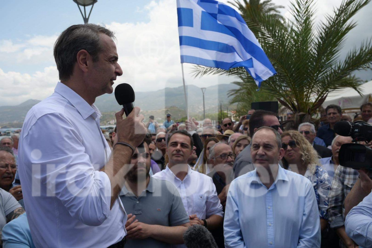 Μητσοτάκης: Η χώρα χρειάζεται ισχυρή κυβέρνηση αυτοδυναμίας - Δείτε φωτογραφίες από την περιοδεία