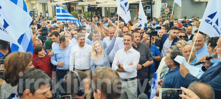 Μητσοτάκης: «Στόχος οι 4 έδρες στα Χανιά» (pics)