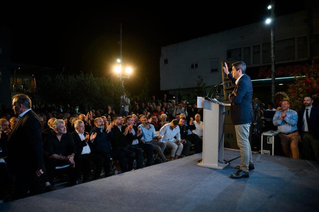 Πλήθος κόσμου και αμέριστη στήριξη στην εκδήλωση του Λ. Αυγενάκη στις Μοίρες (pics)