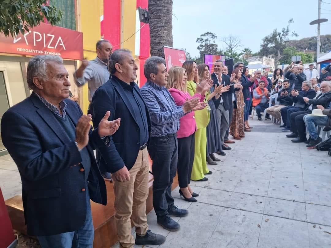 Εγκαίνια εκλογικού κέντρου ΣΥΡΙΖΑ Π.Σ στο Ηράκλειο και μέλη κεντρικής Εκλογικής Επιτροπής (pics)