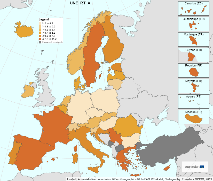 ΕΕ: Στη δεύτερη χειρότερη θέση η Ελλάδα στην ανεργία των νέων το 2022
