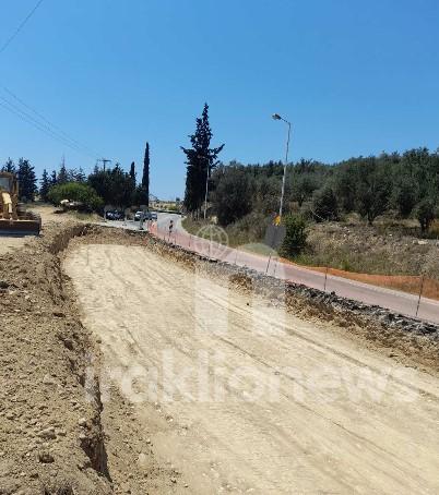 Υποδομή αποστράγγισης σε επίμαχο σημείο στον περιφερειακό δρόμο Μοιρών Τυμπακίου (pics)