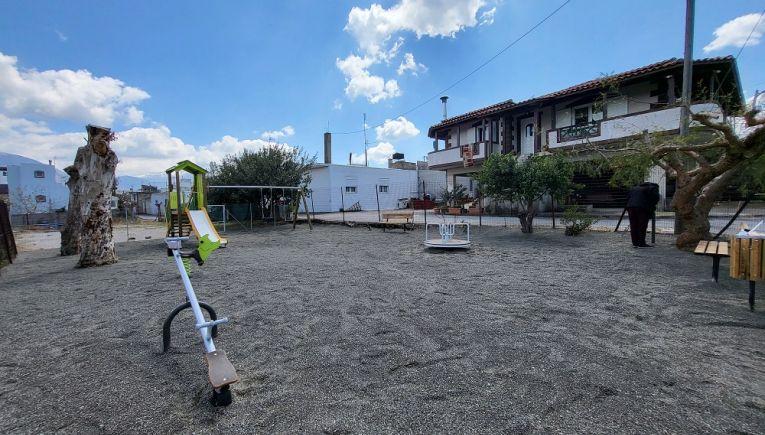 Oλοκληρώθηκαν οι εργασίες συντήρησης-επισκευής σε παιδικές χαρές του Δήμου Μινώα Πεδιάδας