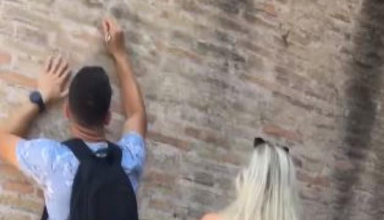 Τουρίστας σκάλισε ονόματα σε τοίχο του Κολοσσαίου - Θα πληρώσει πρόστιμο 15.000 ευρώ