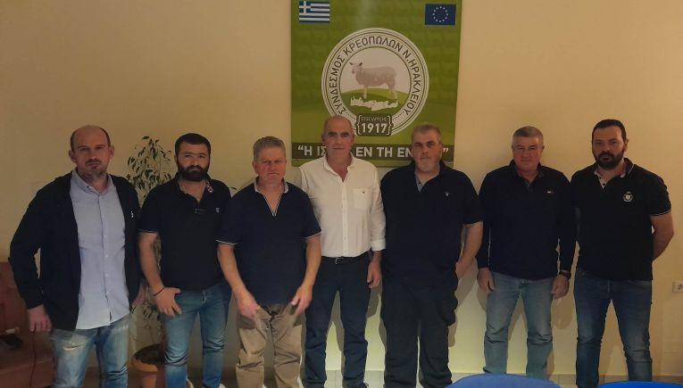 Νέο Διοικητικό Συμβούλιο στο Σύνδεσμο Κρεοπωλών Ν. Ηρακλείου