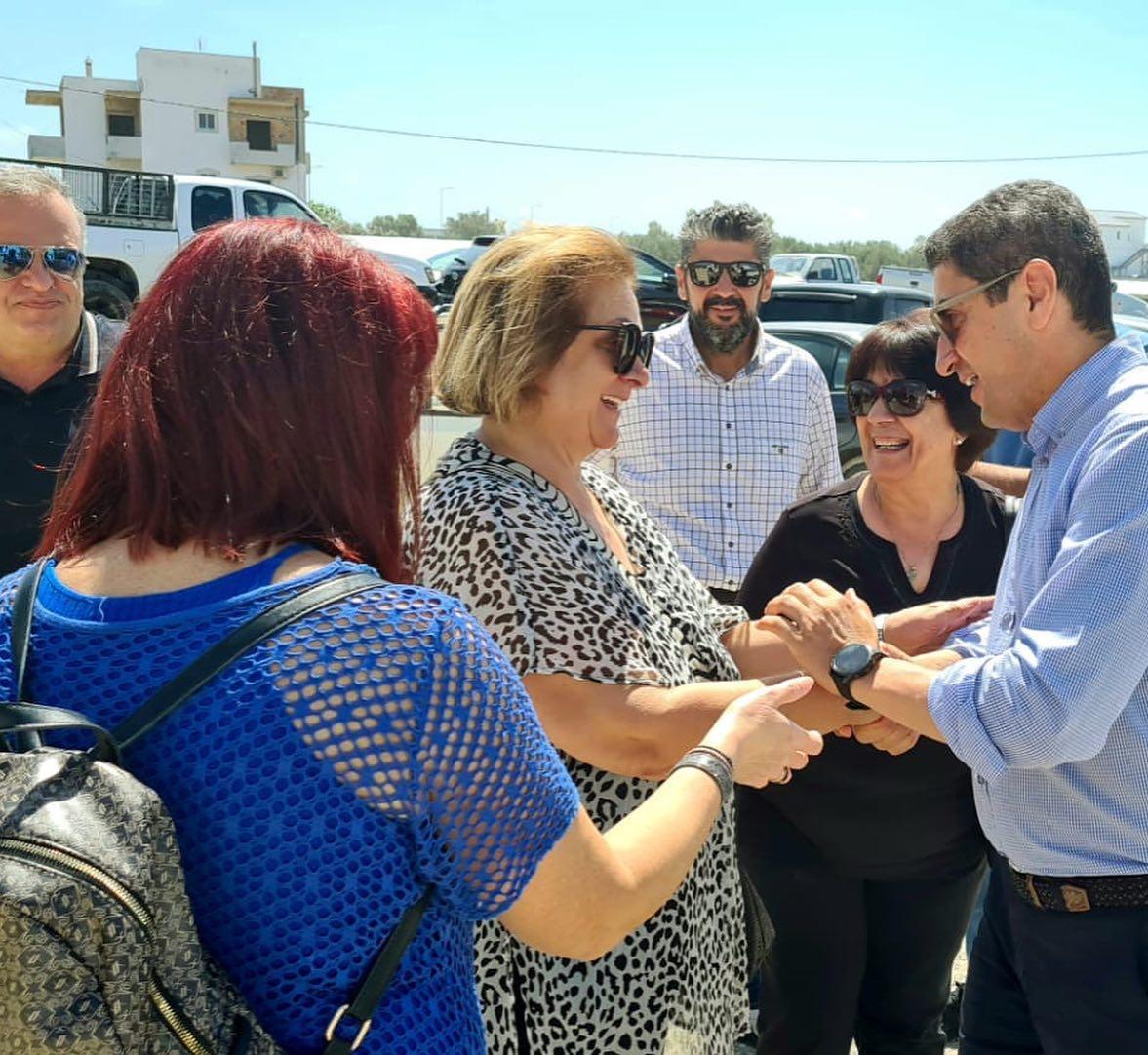 Ο Λ. Αυγενάκης στο Τυμπάκι για τις εκδηλώσεις για την 82η Επέτειο από τη Μάχη της Κρήτης