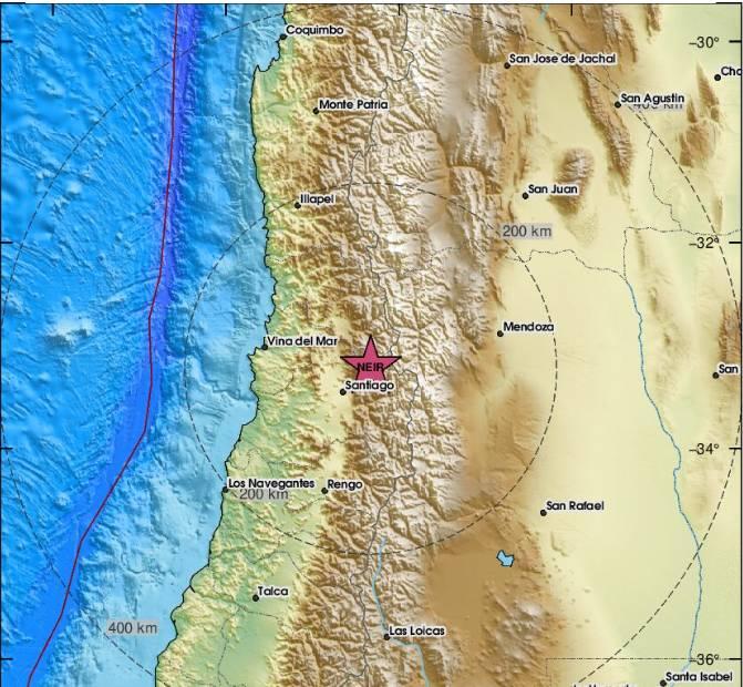 Μεγάλος σεισμός 5.6 Ρίχτερ στην Χιλή