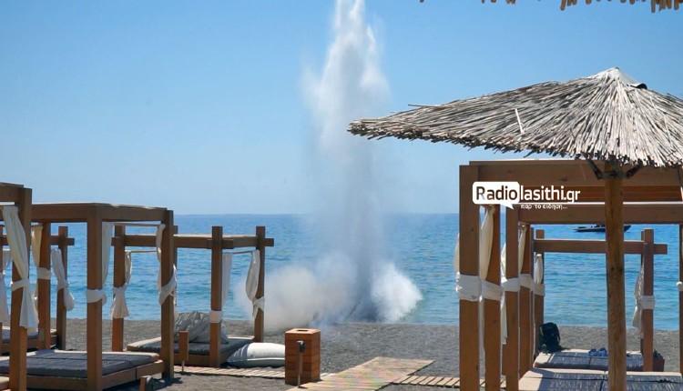 Εξουδετέρωσαν πυρομαχικά σε παραλίες της Ιεράπετρας και την Ελούντας! (vid)