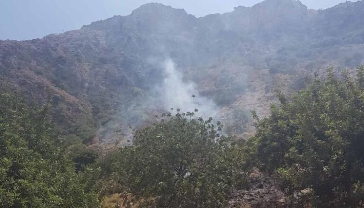 Ηράκλειο: Συναγερμός στην Πυροσβεστική για πυρκαγιά στο φαράγγι του Αλμυρού (pics)