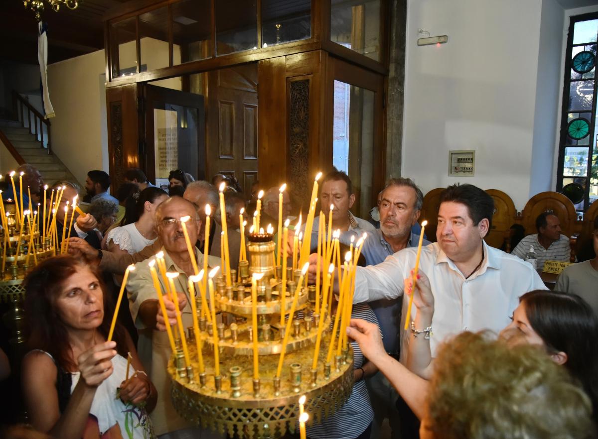 Παρών στους εορτασμούς για τον Άγιο Τίτο ο Μιχάλης Καραμαλάκης (pics)