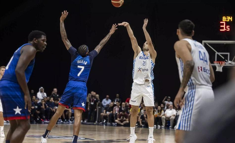 HΠΑ – Ελλάδα 108-86: Κακή εμφάνιση και βαριά ήττα για την Εθνική ομάδα