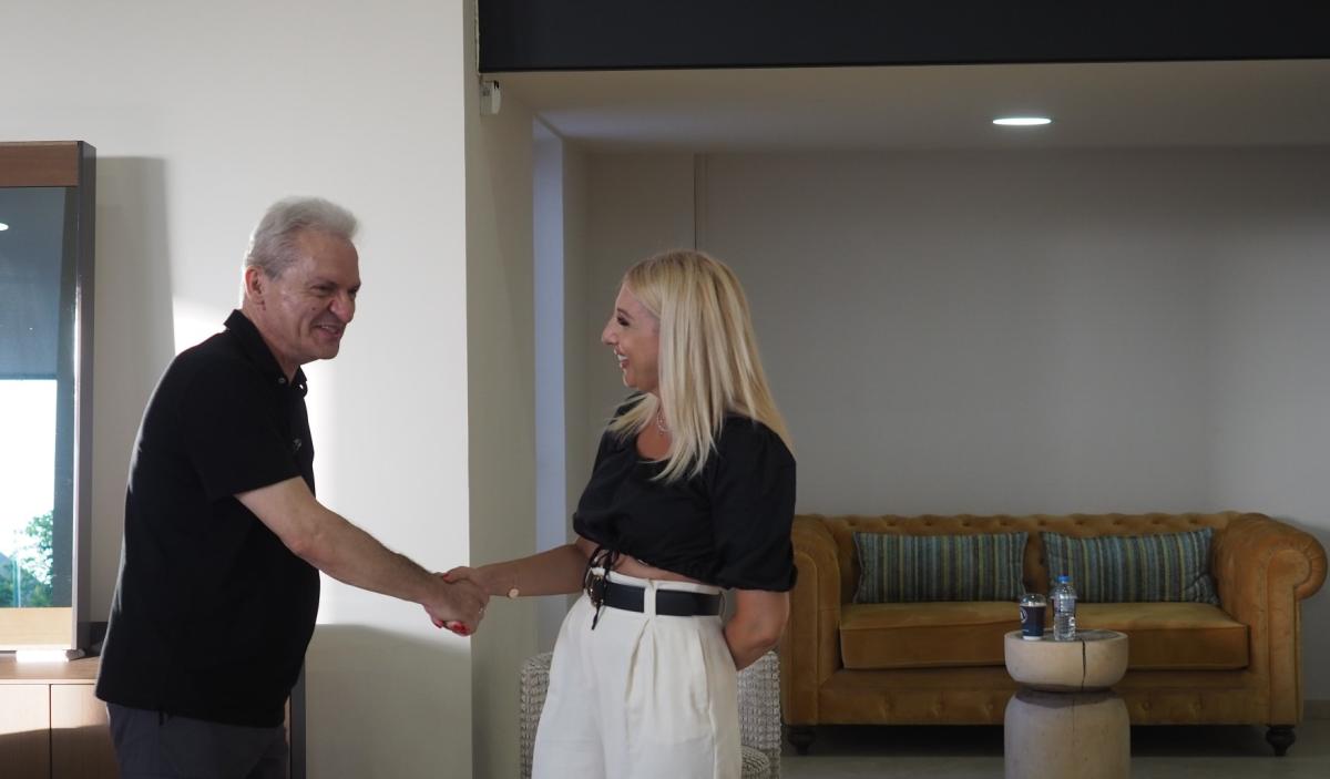 Ο Αλέξης Καλοκαιρινός στην Ούλωφ Πάλμε