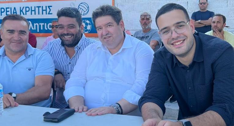 Στην έναρξη του Super Cup της ΕΠΣΗ ο Μιχάλης Καραμαλάκης (pics)