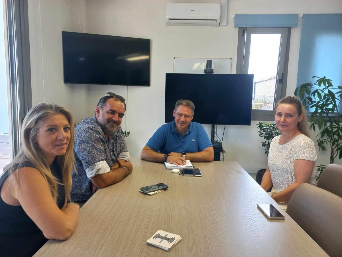 Συνάντηση Δημάρχου Χερσονήσου με τον σύμβουλο της Ελληνικής Ομοσπονδίας Αθλητισμού Κωφών