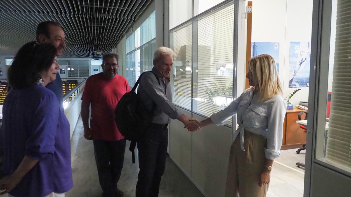Ο Αλέξης Καλοκαιρινός στο Αεροδρόμιο «Νίκος Καζαντζάκης» 3 Ο Αλέξης Καλοκαιρινός στο Αεροδρόμιο «Νίκος Καζαντζάκης»