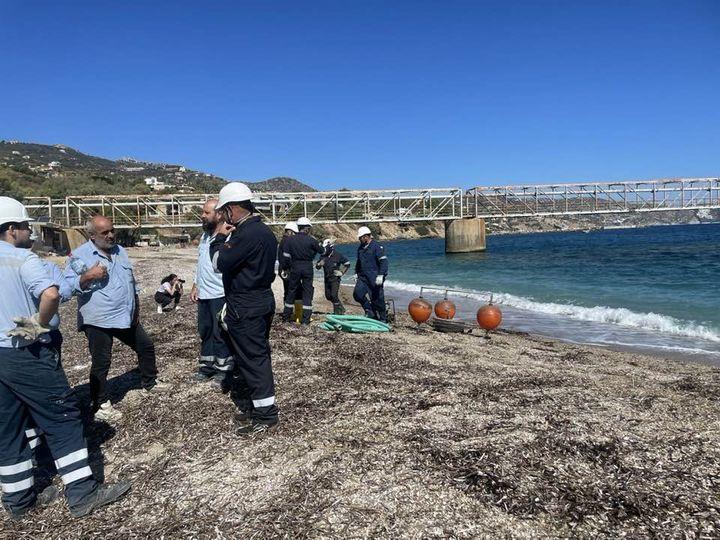 Ασκηση αντιμετώπισης θαλάσσιας ρύπανσης στο Λιμάνι Ηρακλείου