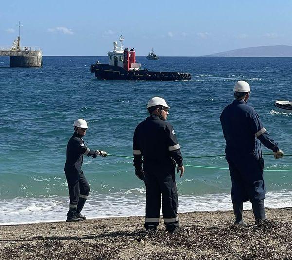 Ασκηση αντιμετώπισης θαλάσσιας ρύπανσης στο Λιμάνι Ηρακλείου