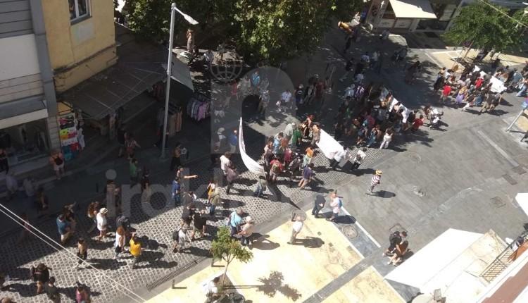 Απεργία για το εργασιακό νομοσχέδιο - Πορεία διαμαρτυρίας στο κέντρο του Ηρακλείου (pics)