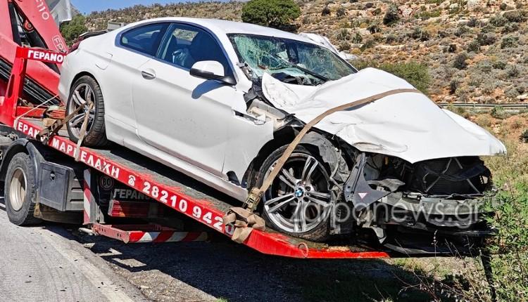 Κρήτη: Αυτοκίνητο έπεσε σε γκρεμό - Δείτε εικόνες
