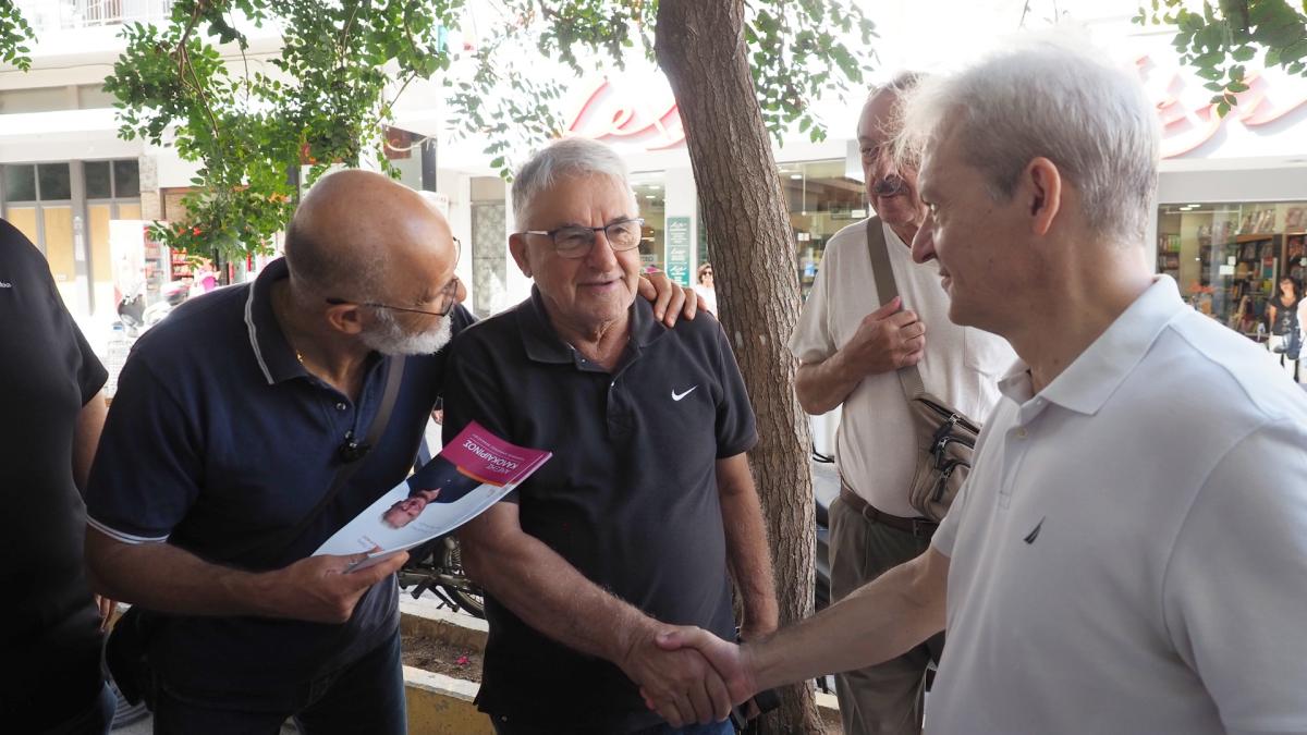 Στην Έβανς, με το εξειδικευμένο ερωτηματολόγιό του ο Αλέξης Καλοκαιρινός