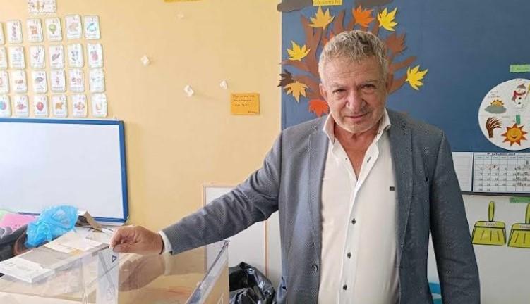 Ψήφισε ο Υποψήφιος Δήμαρχος Δήμου Φαιστού Γρηγόρης Νικολιδάκης