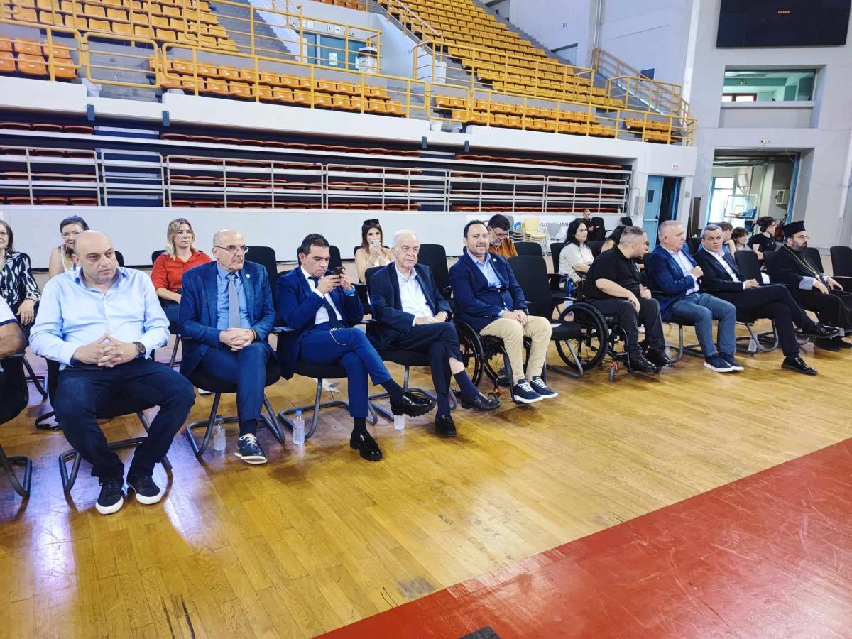 Στην τελετή έναρξης του World Boccia 2023 ο Δήμαρχος Ηρακλείου Βασίλης Λαμπρινός