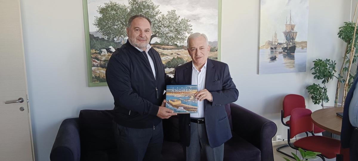 Συνάντηση Προέδρου της ΚΕΔΕ με τον Πρόεδρο της ΠΕΔ Κρήτης