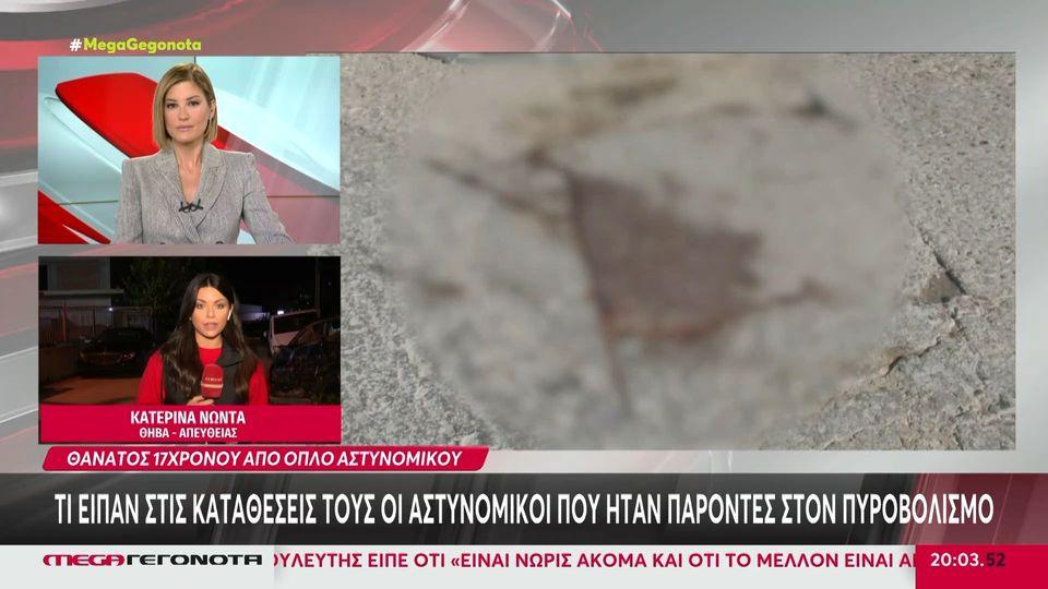 Βοιωτία: Συγκεντρώσεις για τον θάνατο 17χρονου από το όπλο αστυνομικού