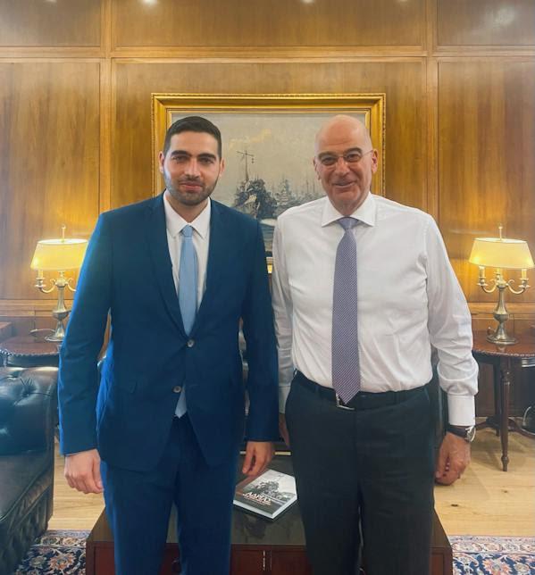 Συνάντηση του Κωνσταντίνου Κεφαλογιάννη με τον Υπουργό Εθνικής Άμυνας κ. Νίκο Δένδια