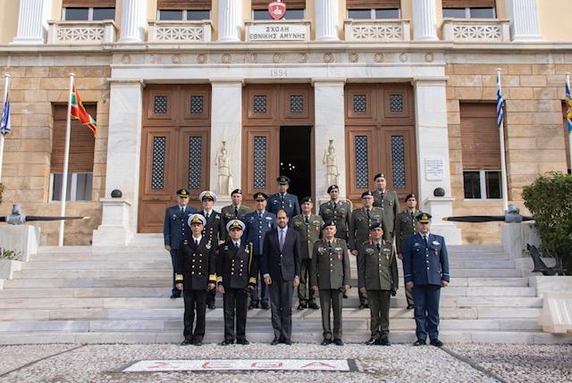 Επίσκεψη ΥΦΕΘΑ Ιωάννη Κεφαλογιάννη στη Σχολή Εθνικής Άμυνας (ΣΕΘΑ)