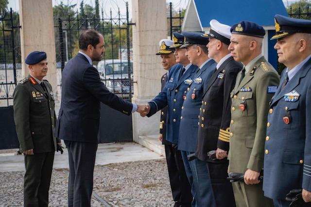 Επίσκεψη ΥΦΕΘΑ Ιωάννη Κεφαλογιάννη στη Σχολή Εθνικής Άμυνας (ΣΕΘΑ)