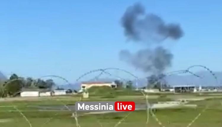 Δείτε βίντεο από την πτώση του διθέσιου εκπαιδευτικού αεροσκάφους κοντά στην Καλαμάτα