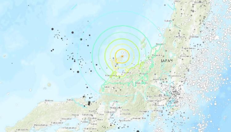 Ιαπωνία: Τσουνάμι με κύματα 5 μέτρων μετά το σεισμό των 7,6 Ρίχτερ – Φόβοι για το πυρηνικό σταθμό της Ισικάβα