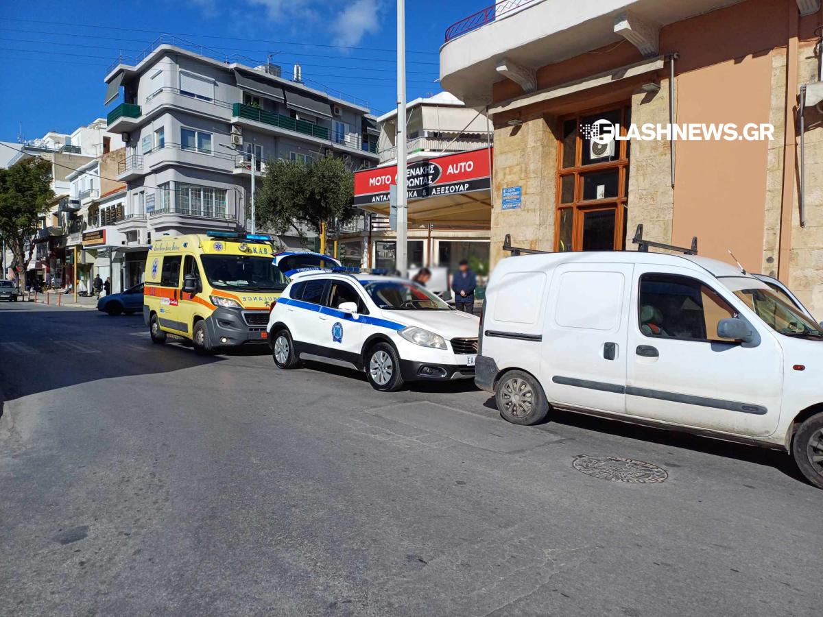 Κρήτη: Νέο τροχαίο ατύχημα - Βανάκι παρέσυρε και τραυμάτισε ηλικιωμένο (pics)