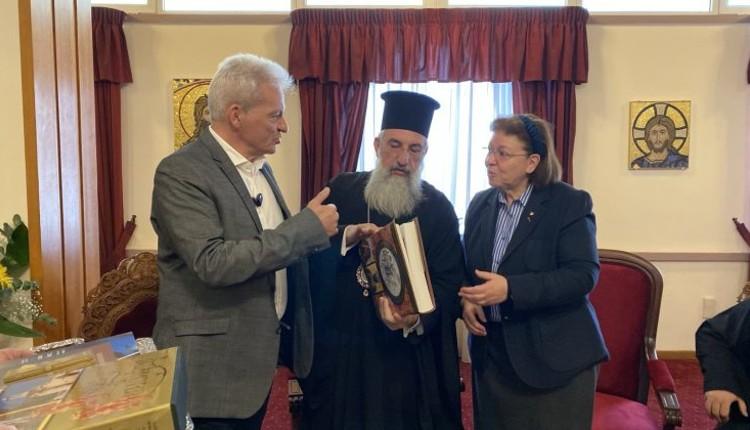 Στον Αρχιεπίσκοπο Κρήτης η Λίνα Μενδώνη – Αυτοψία της Υπουργού στον Άγιο Μηνά