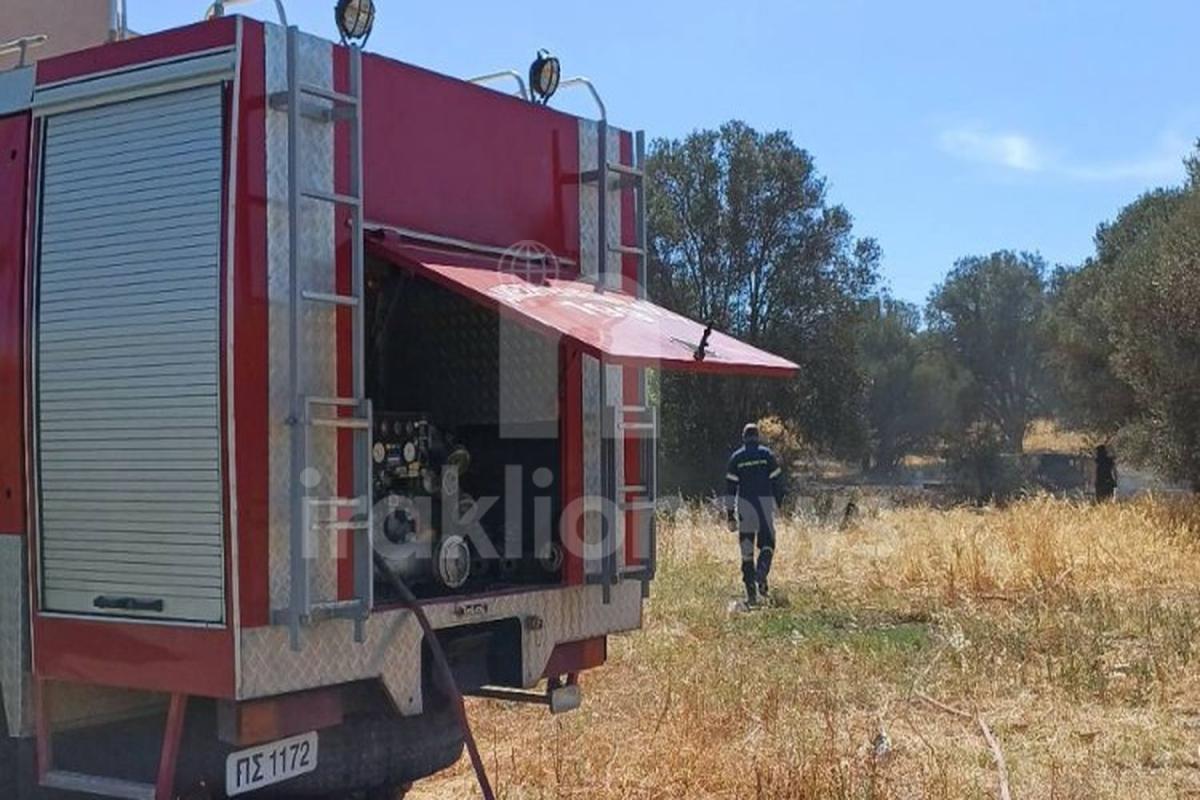 Συναγερμός στην Π.Υ. για φωτιά στο Μελιδοχώρι