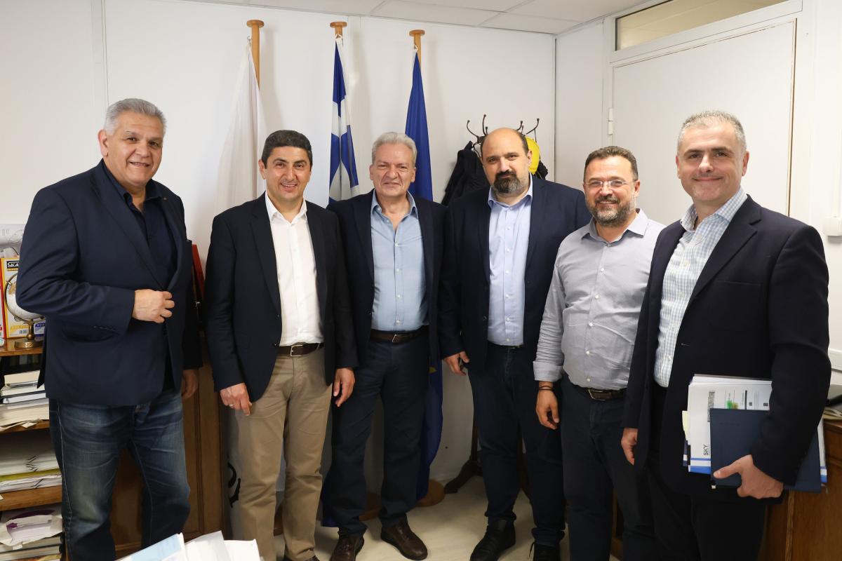 Σύσκεψη Αυγενάκη – Τριαντόπουλου – Καλοκαιρινού στο Δήμο Ηρακλείου