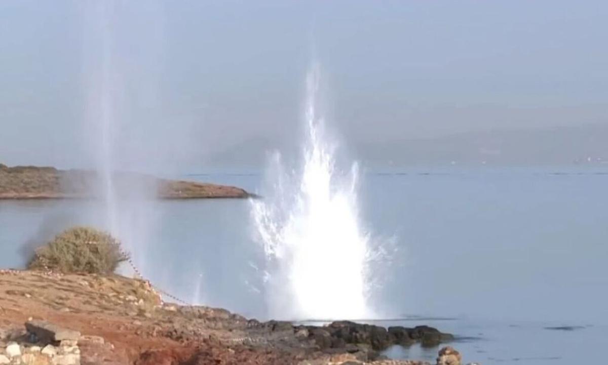 Εξουδετερώθηκε νάρκη με ελεγχόμενη έκρηξη