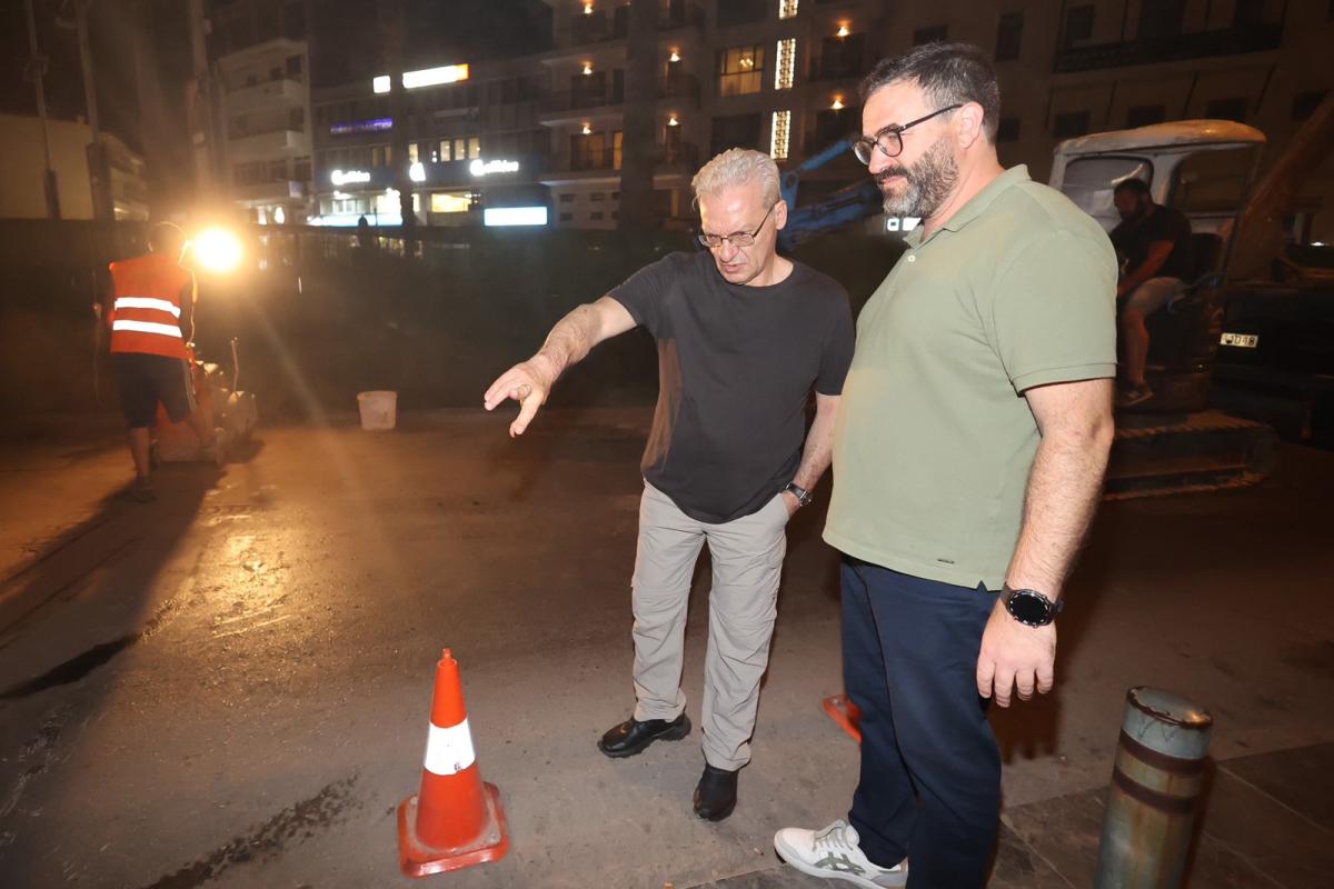Ξεκίνησαν οι νυχτερινές εργασίες για την ανάπλαση της Πλατείας Ελευθερίας - Το παρών έδωσε ο Αλέξης Καλοκαιρινός