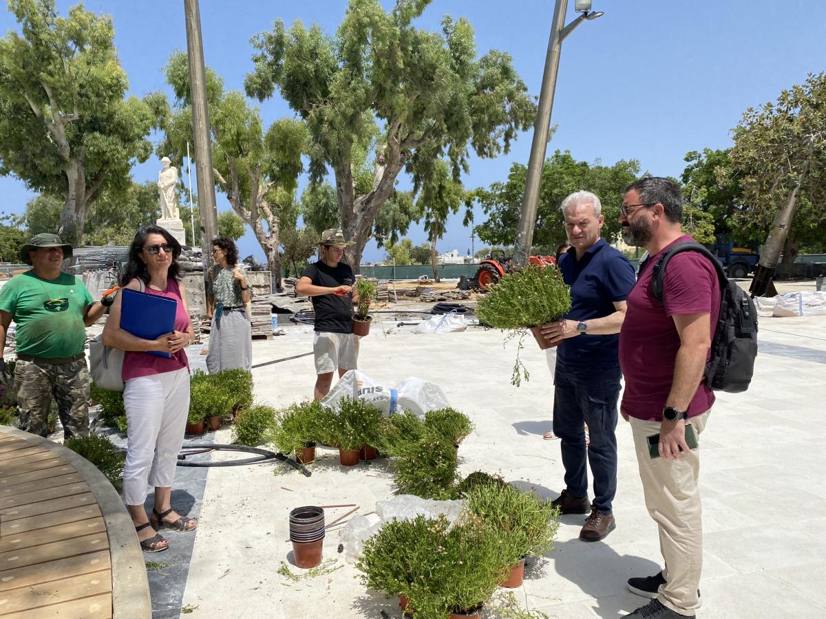 Παραδίδεται το πρώτο τμήμα της πλατείας Ελευθερίας - Δείτε βίντεο και εικόνες