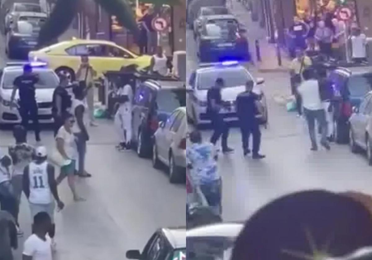 Έδειραν αστυνομικούς σε επεισόδιο στο κέντρο της Αθήνας – Βίντεο σοκ