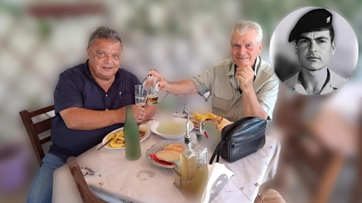 Κύπριος συνάντησε στην Κρήτη το συμπολεμιστή του, 50 χρόνια μετά!