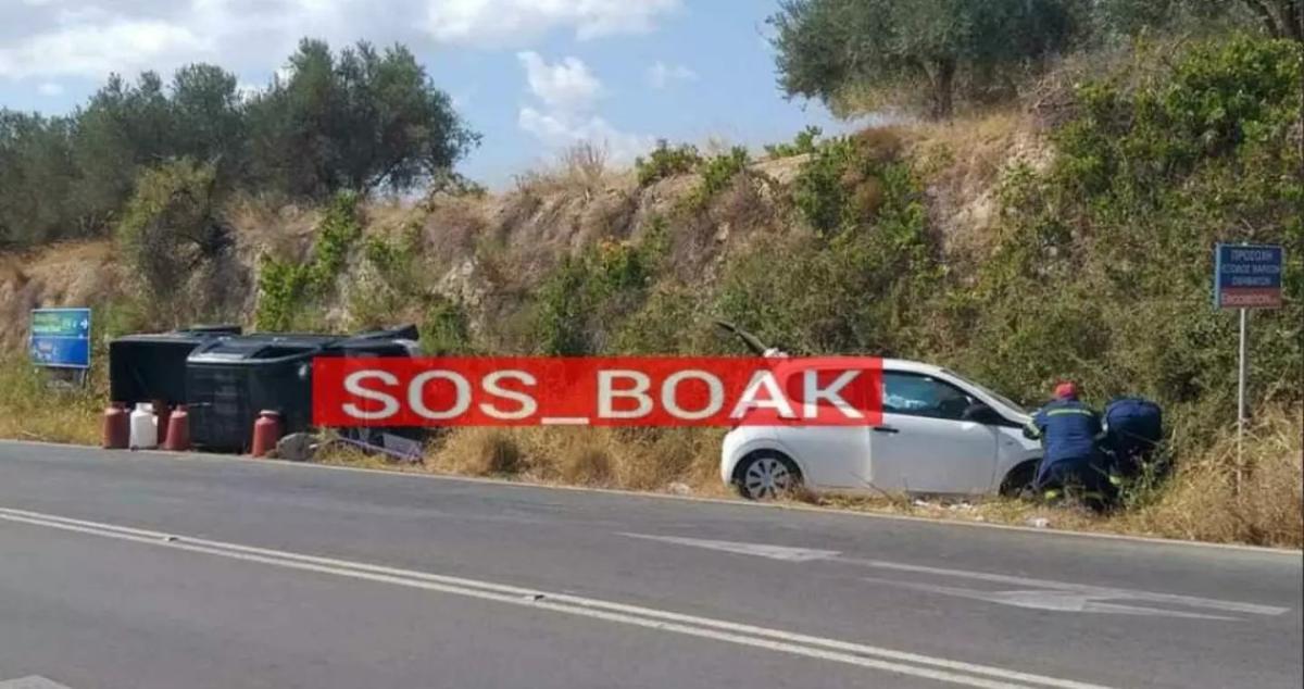 Νέο τροχαίο στην Κρήτη με τραυματισμούς: Ανετράπη αγροτικό μετά από σύγκρουση με ΙΧ!