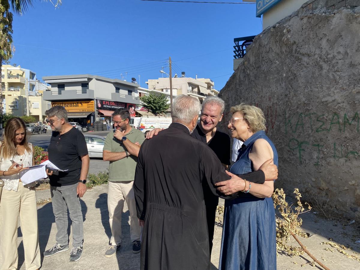 Αυτοψία Αλέξη Καλοκαιρινού σε γειτονιές του Ηρακλείου
