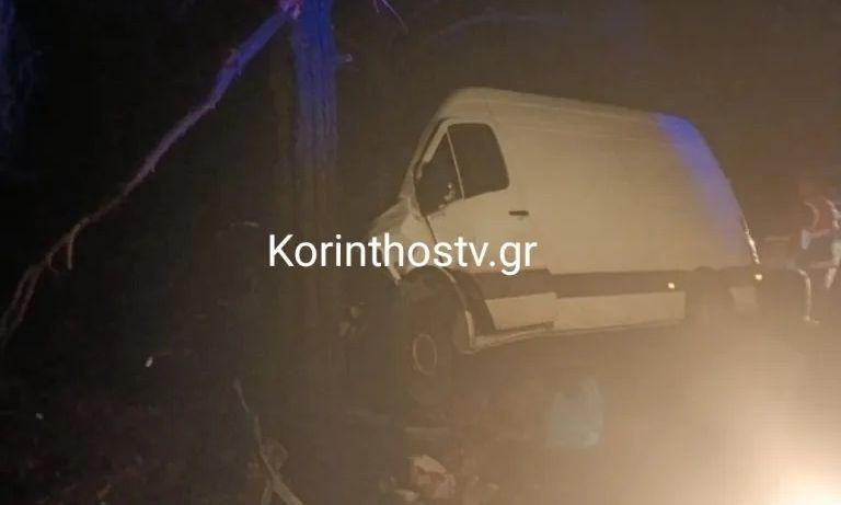 Τραγωδία στην άσφαλτο τα ξημερώματα – Φορτηγάκι καρφώθηκε σε κολόνα, νεκρός ο οδηγός